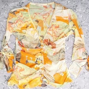 mariella burani top blouse